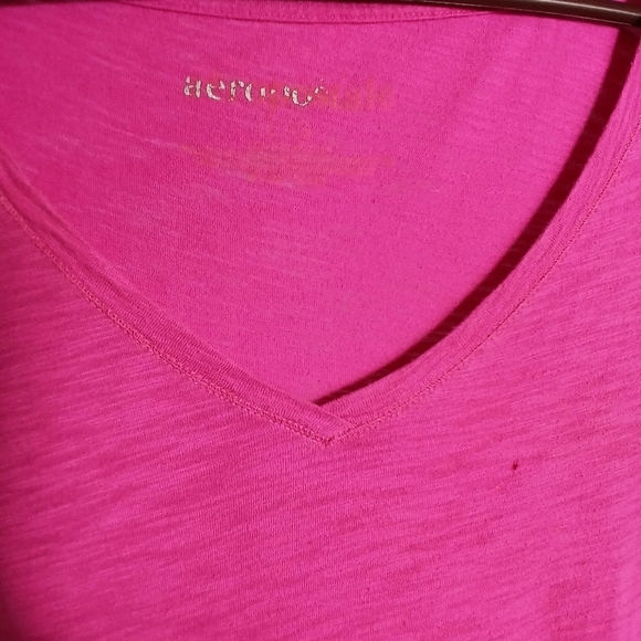 #465 Pink V-Neck Aeropostale Shirt - Picture 9 of 15